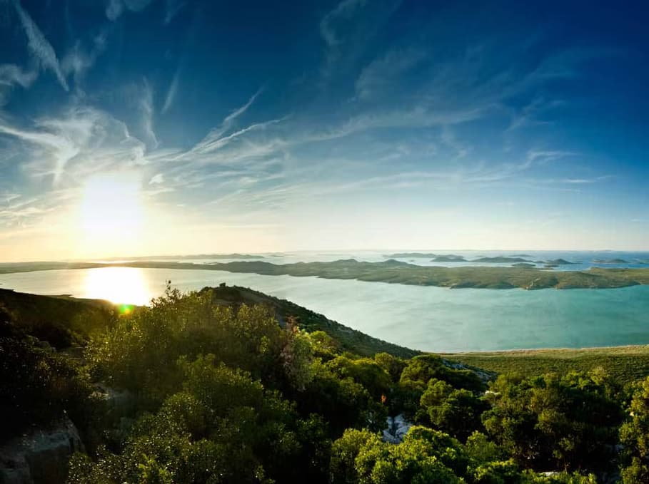Lorini Estate on Dugi Otok, protected coastline within Telašćica Nature Park.